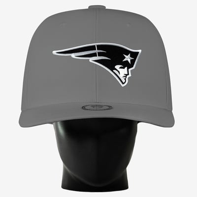 New England Patriots Noggin Boss Unisex Big Hat - Gray